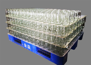 Cuscinetti di plastica amichevoli di strato di Eco sui pallet per il trasporto delle bottiglie di vetro